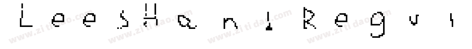 LeesHand Regular字体转换